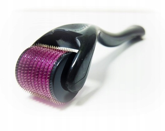 DERMA ROLLER twarz mezoterapia masażer 540 igieł Typ roller