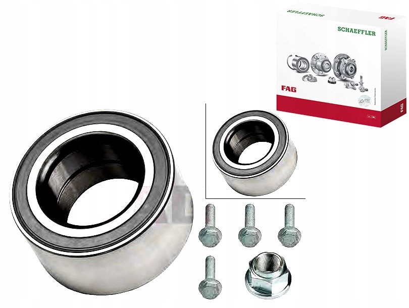 Ložisko Kola Porsche Přední Zadní 911 Fag Asistent Kolize #34