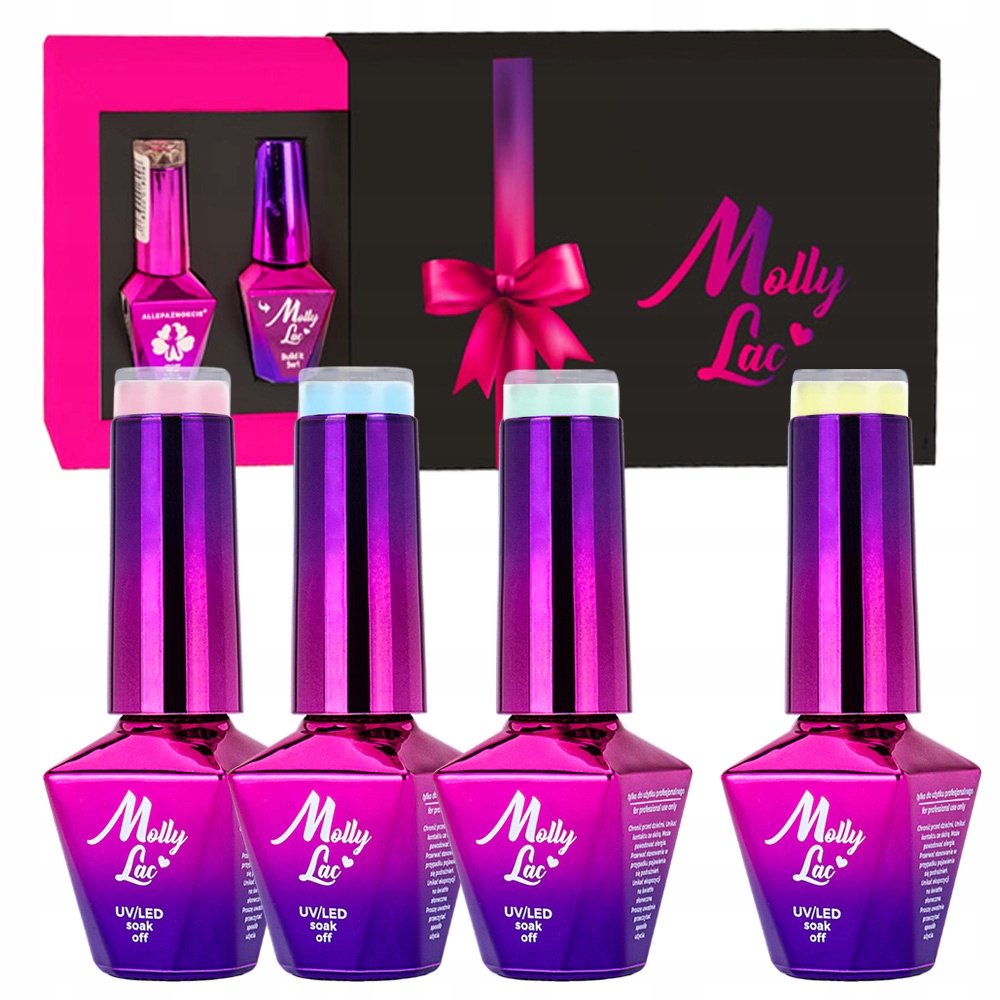 

Zestaw Prezentowy Lakiery Hybrydowe 5 ml 3+1GRATIS