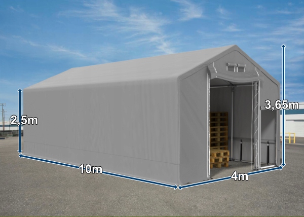 Namiot HALA MAGAZYNOWA 4x10-2,5 BUDOWLANY PRIME Kod producenta Garaże Hale namiotowe Przemysłowe 4x10