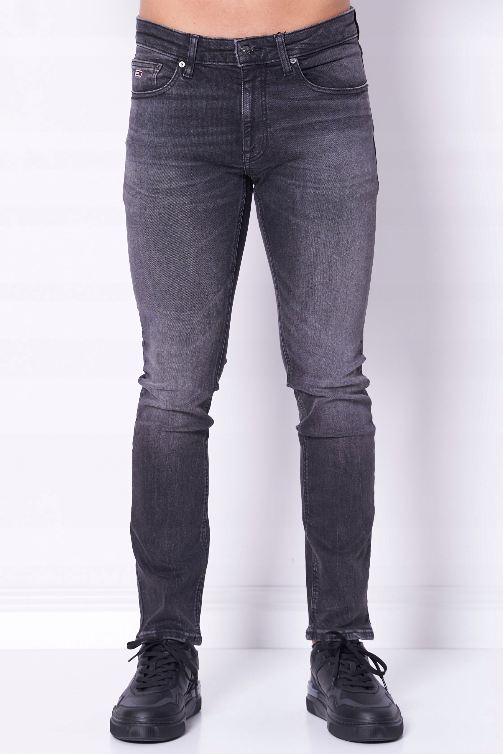 Tommy Jeans Pánské Džínové Kalhoty Šedé Casual 32/32 Xta