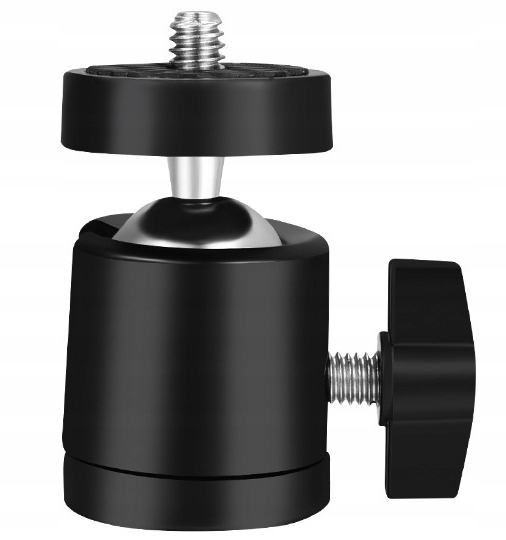 

Mini głowica kulowa 360 gwint 1/4" na statyw