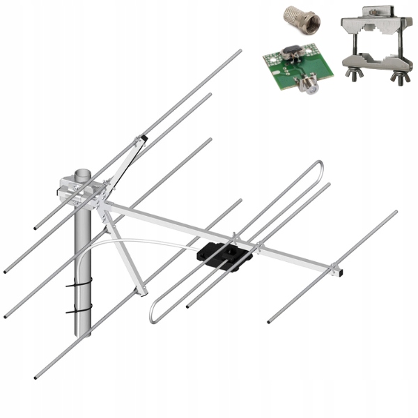 

Antena Dipol telewizyjno-radiowa DL-7 5-12 MUX-8