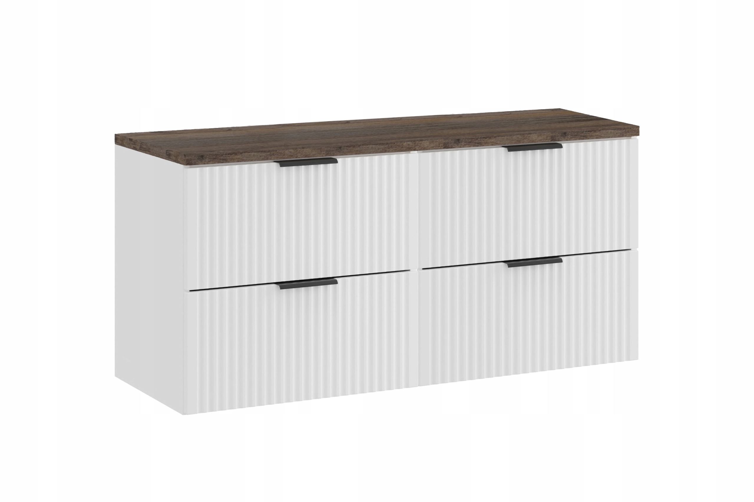 Szafka pod Umywalkę Adel White 120cm z Blatem