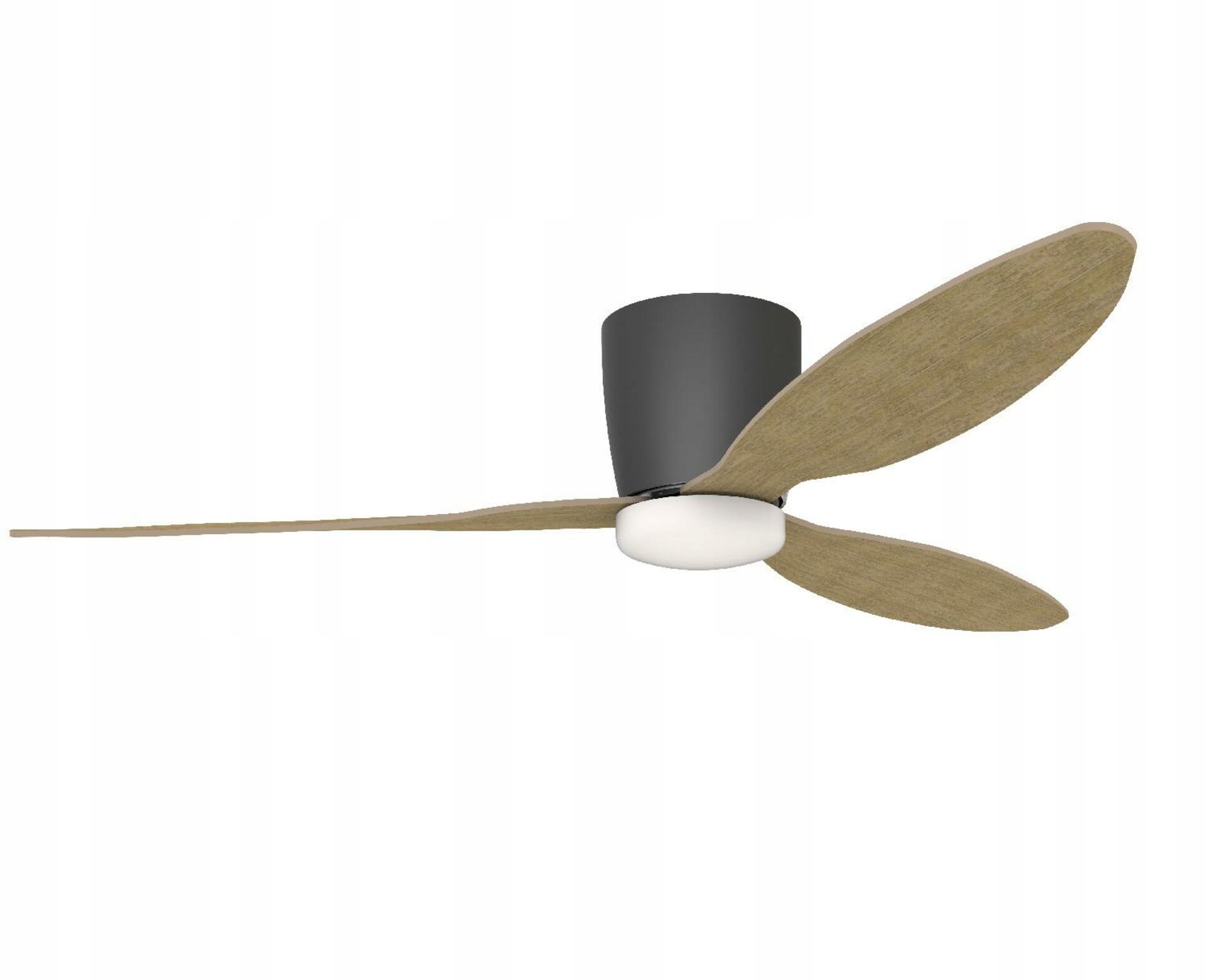 Azzardo AZ4450 stropní ventilátor se světlem Veneti Bk/teak Wood