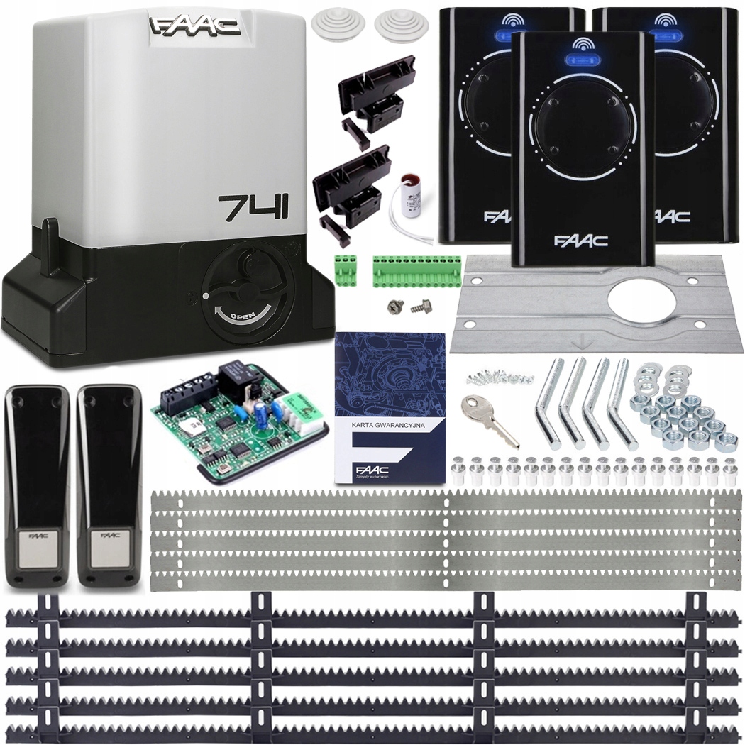 

Zestaw Napęd Faac Delta 3 741 3xPILOT 5xLISTWA