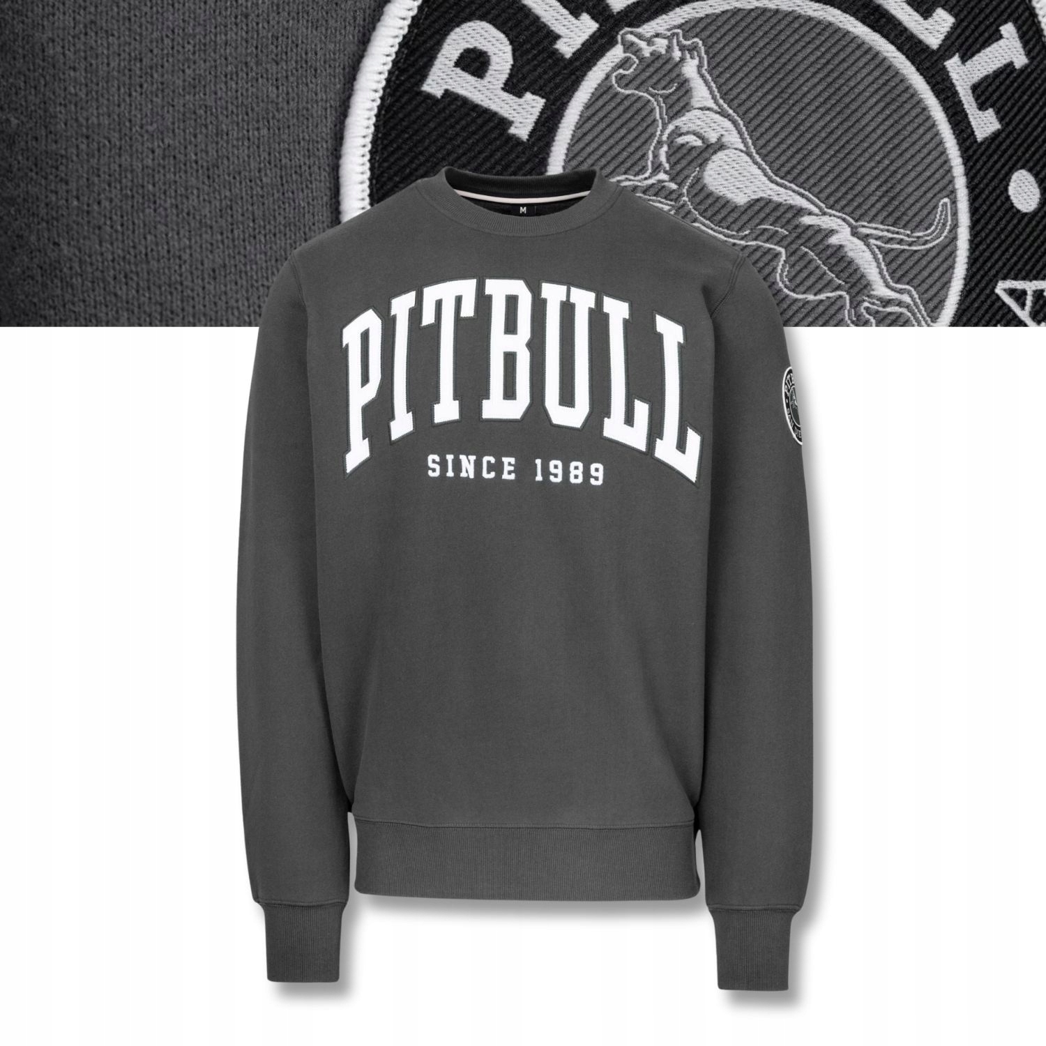 Pánská Tepláková mikina Pitbull Norton s potiskem M