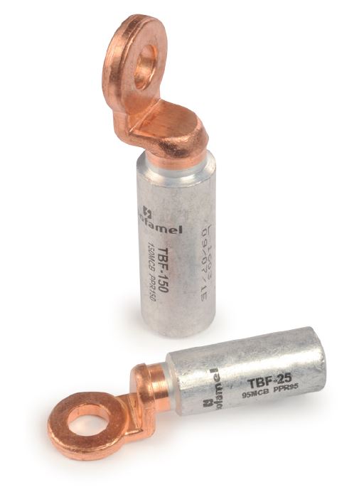 Kabelová koncovka s očkem Cu/al 400 mm2 Bimetalová koncovka 110210 Al Cu