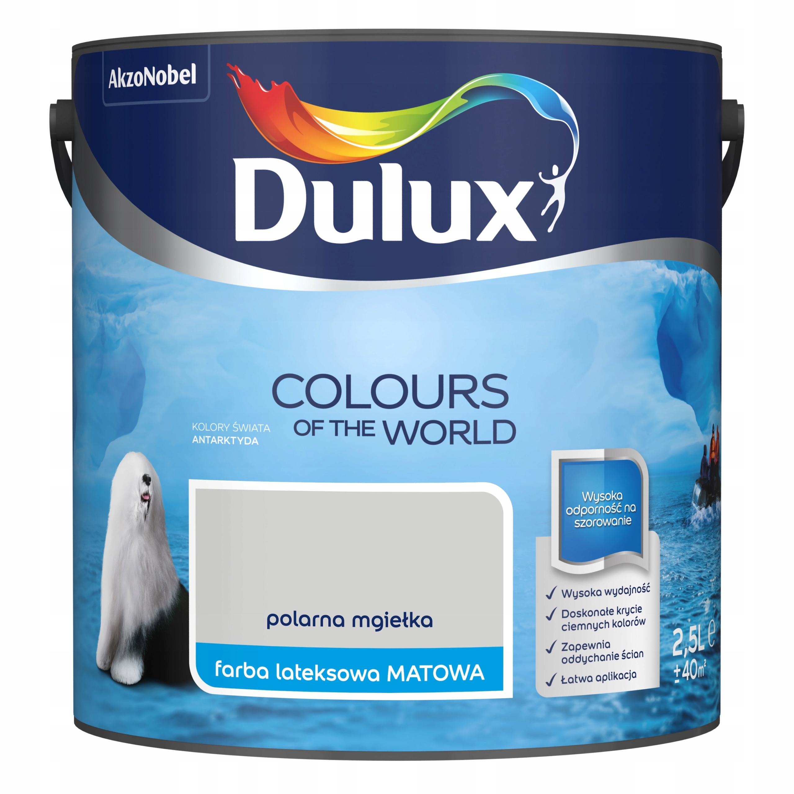 

Farba Dulux Świata Polarna Mgiełka 2,5L