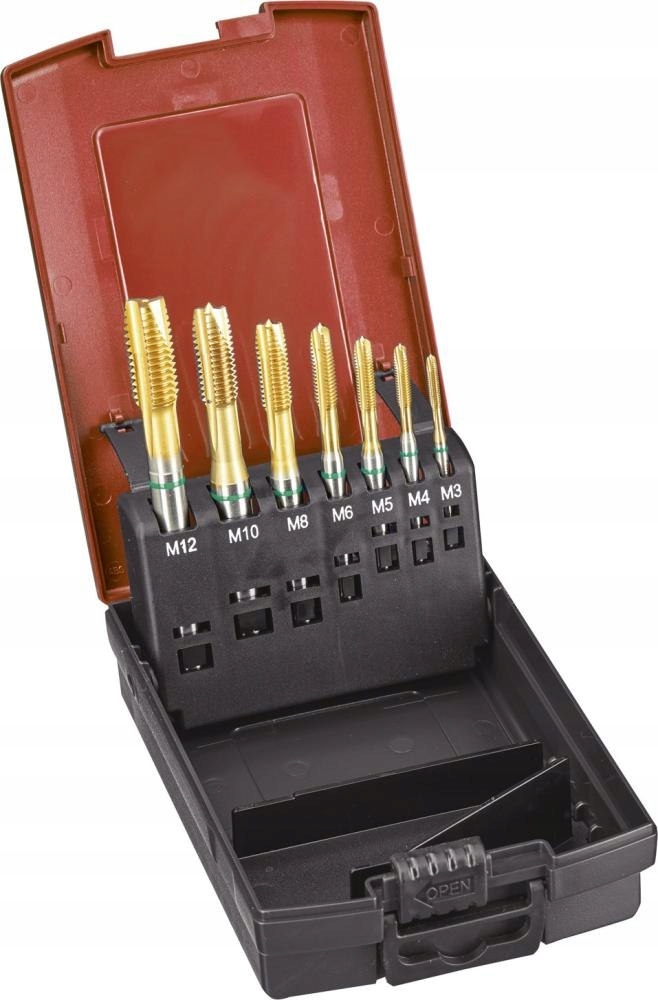 Sada Strojových Závitníkov, DIN371/376 Tin