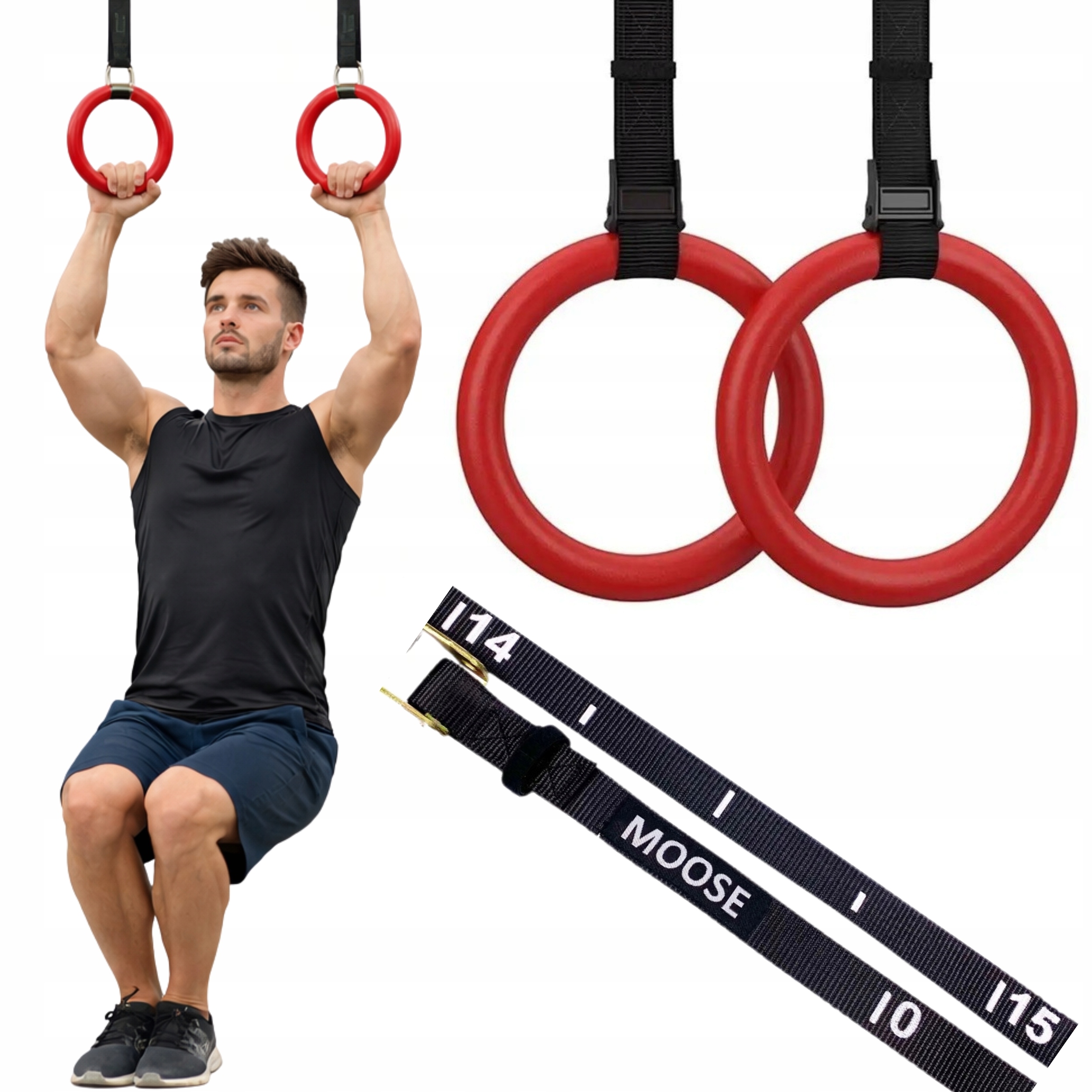 Gymnastická Kolečka, Kola S Odměrkou 200 Kg, Crossfit Pro Zvedání, Červená