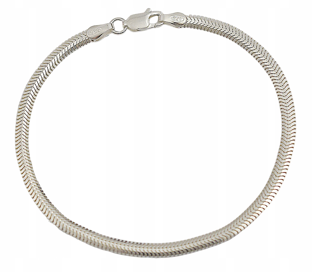 BRANSOLETKA SREBRNA DAMSKA WĄŻ DIAMENTOWANY SREBRO PR 925 GRAWER GRATIS Marka Argmeta