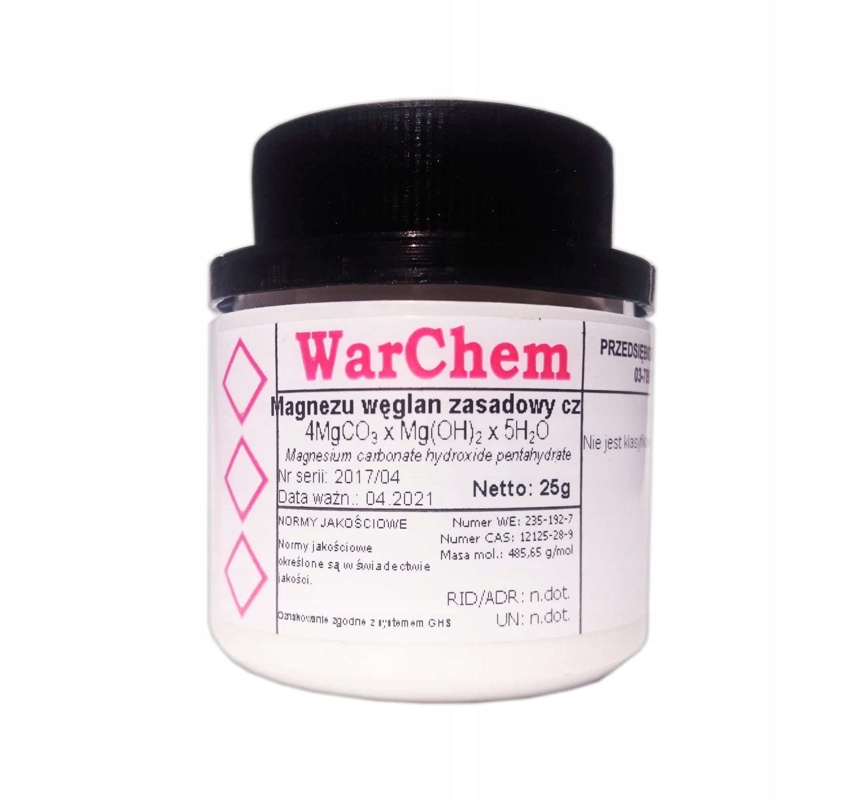

Węglan Magnezu 25g Warchem [47302]