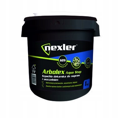 Špachtle Dekarska Nexler Černá Arbolex 5 kg Aqua Stop