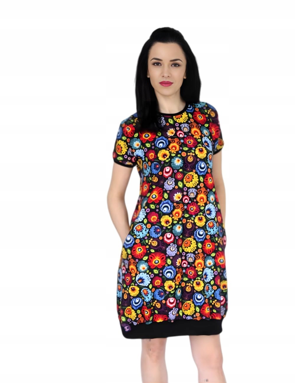 Šaty s krátkým rukávem