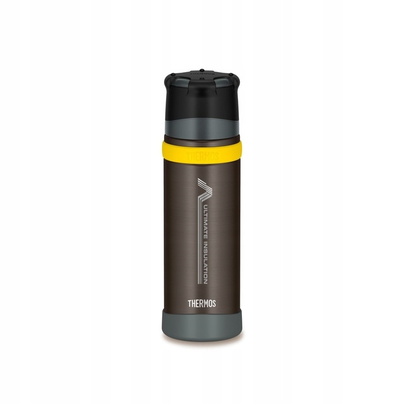 Thermos do warunków ekstremalnych 500 ML z kubkiem brązowy