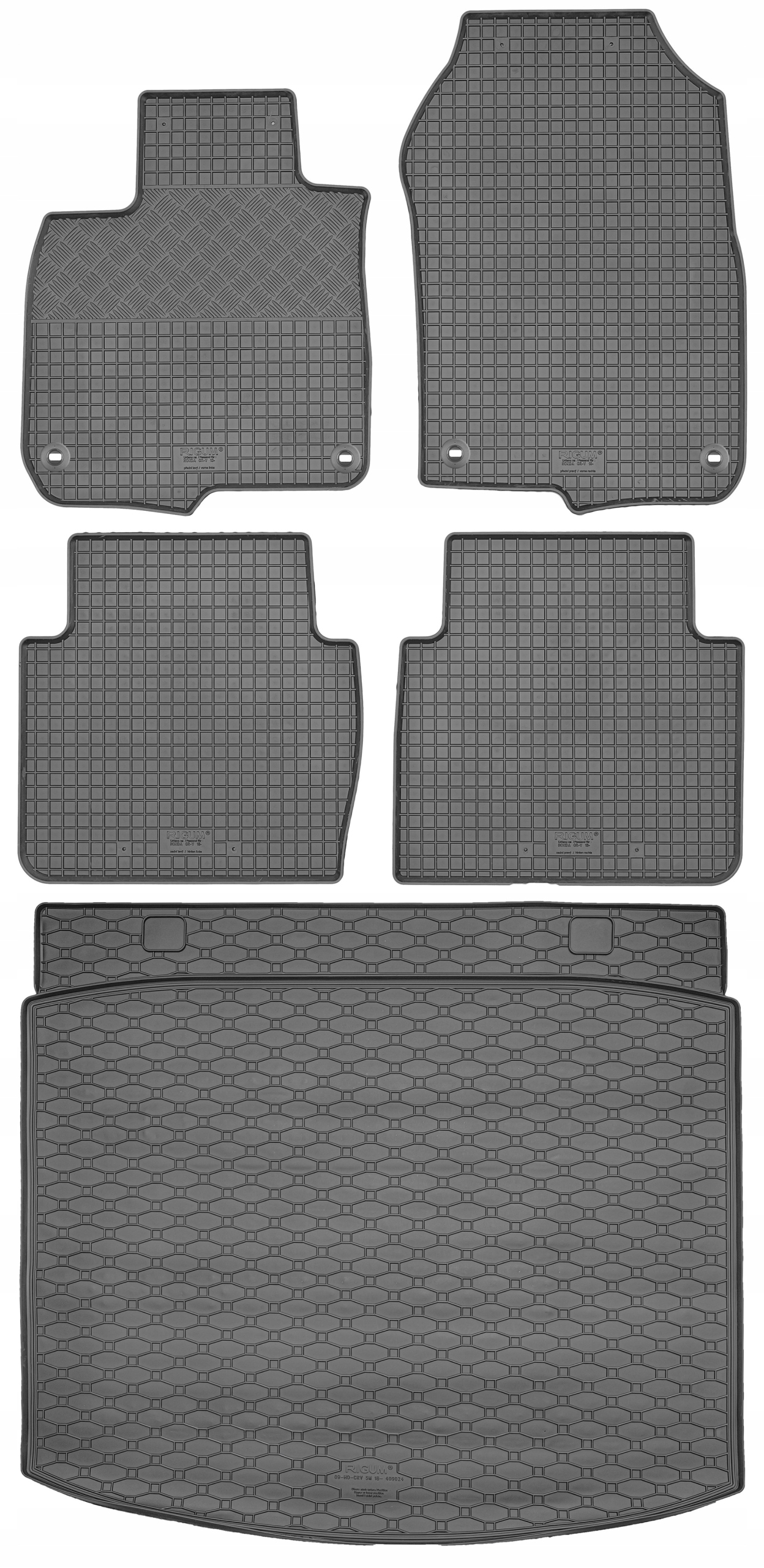 Honda Cr-v V Suv od roku 2018 rohož batožinového priestoru gumové rohože