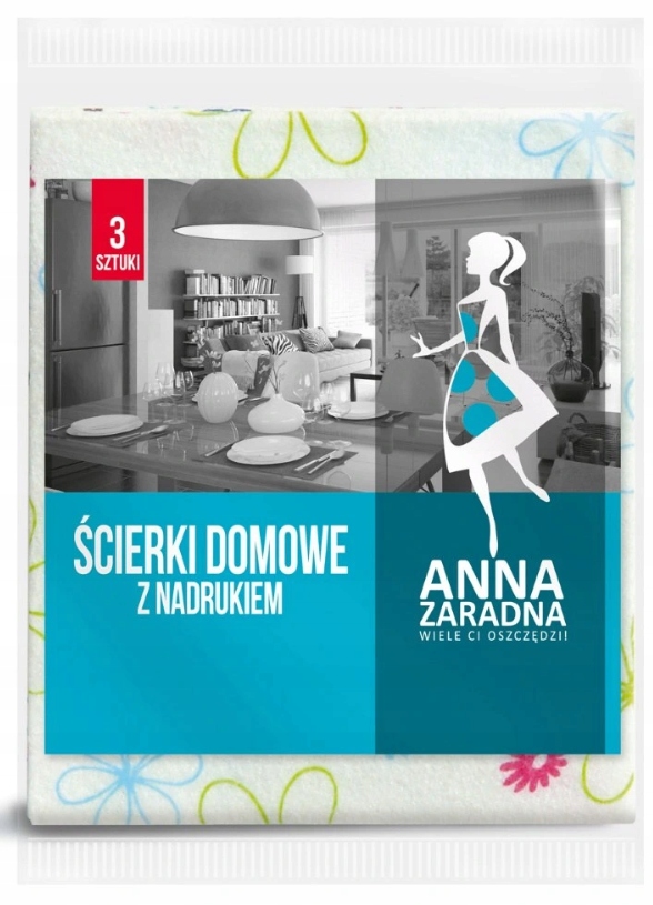

Az Ściererki Domowe z Nadrukiem 3szt. Uniwersalna