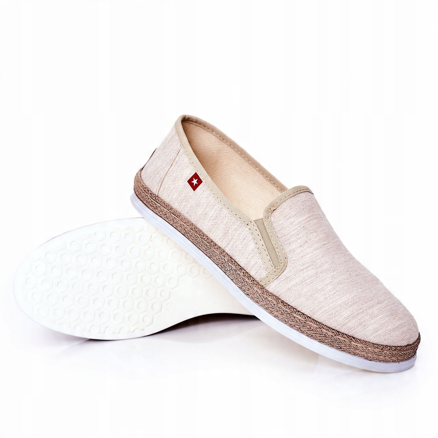 

Męskie Espadryle Big Star HH176001 Beżowe 45