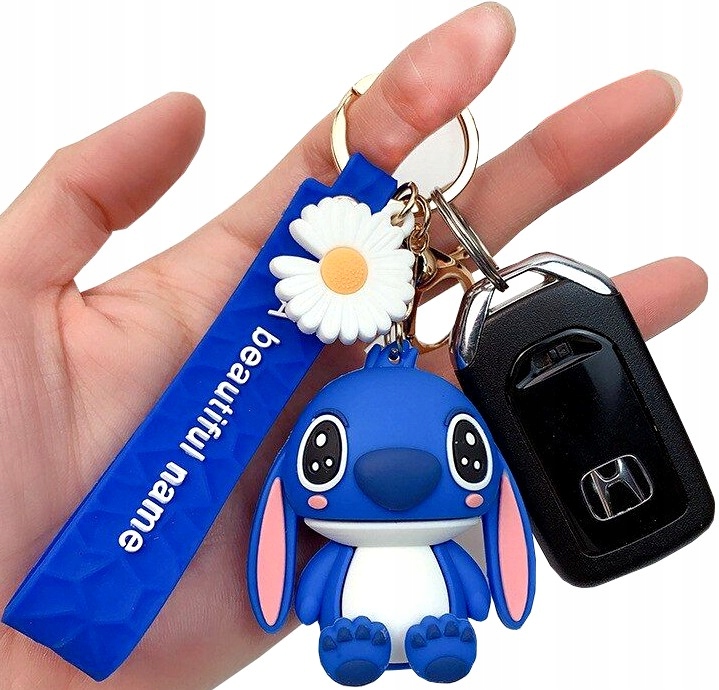 

Brelok Miś do kluczy torby Stitch stokrotka misio
