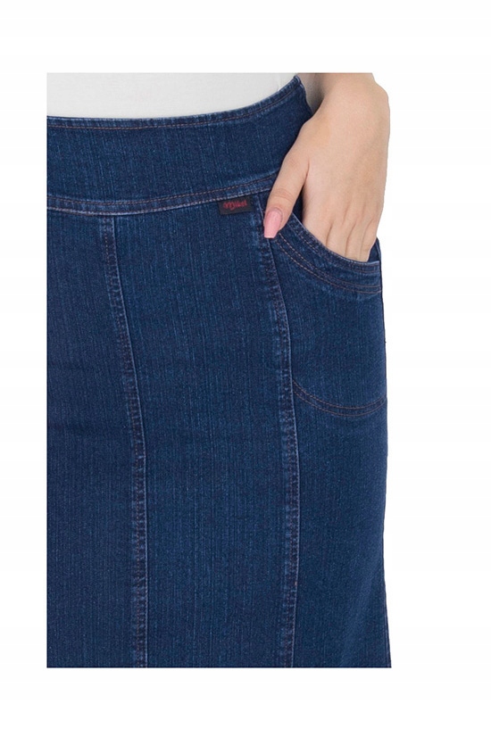 SPÓDNICA JEANS MIDI (38-54) KOLORY r.40 Długość midi