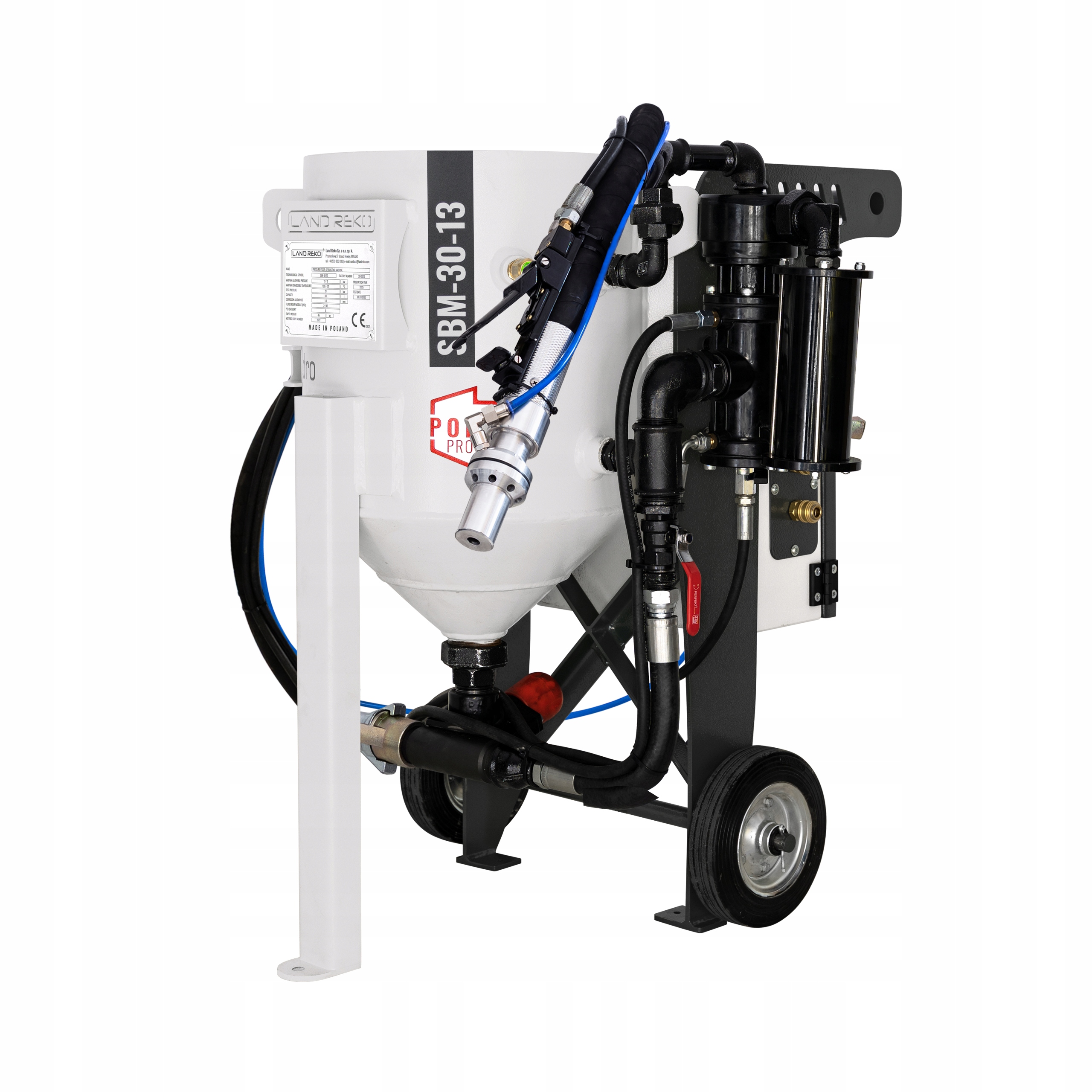 Polska piaskarka wodna hydropiaskarka sodowarka SBM-30-13 Land Reko