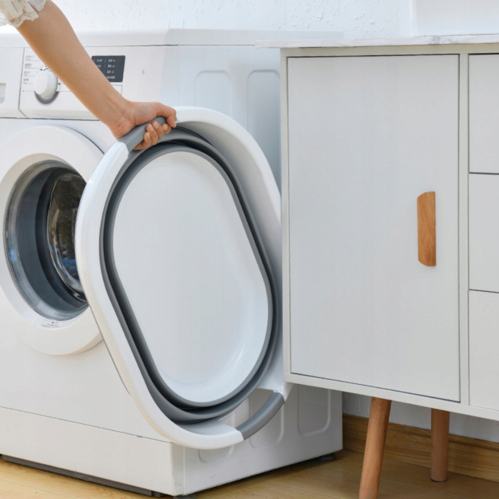 KOSZ NA PRANIE SKŁADANY MISKA SILIKONOWA WANIENKA MIEDNICA OWALNA DUŻA 25L Marka SNM