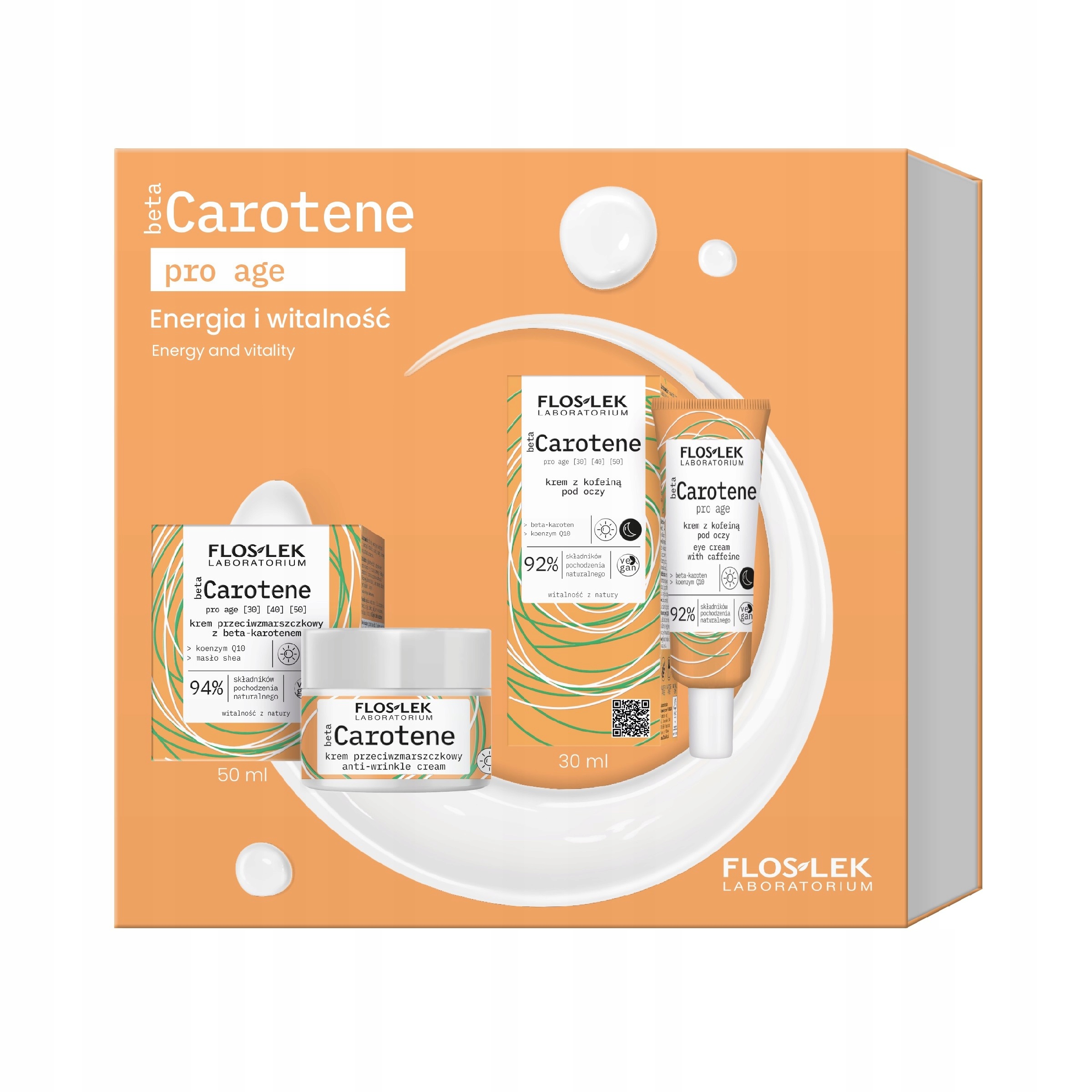 Floslek Sada betaCAROTENE pro age Energie a vitalita