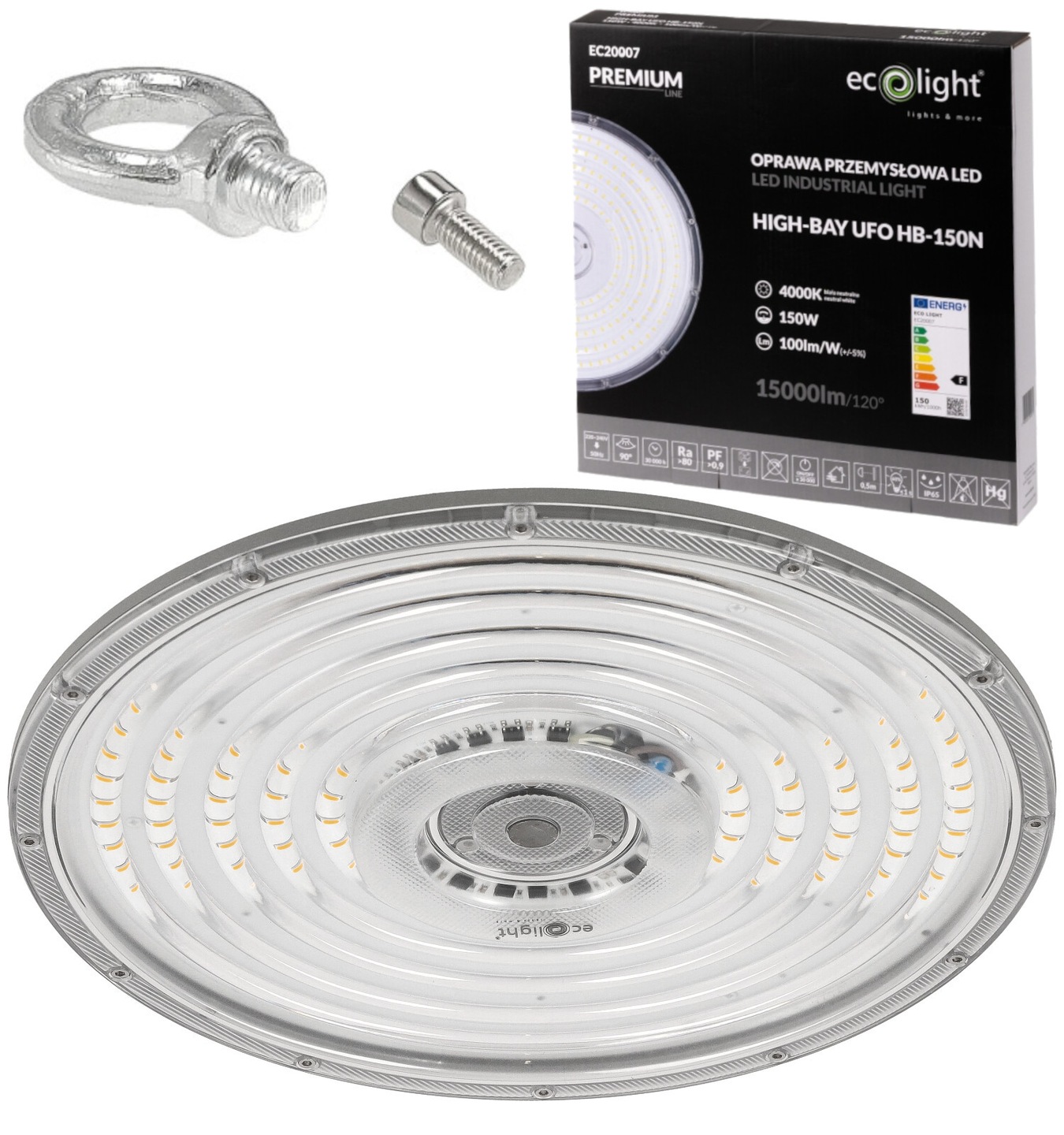 Led lampa High Bay Stropní svítidlo 150W M10 Ufo Neutrální Premium Line