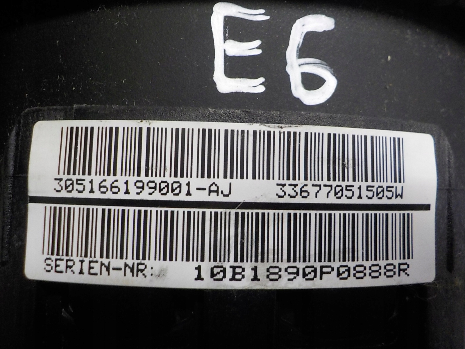 BMW 1 E87 E81 3 E90 E91 X1 E84 steering wheel airbag AIR BAG