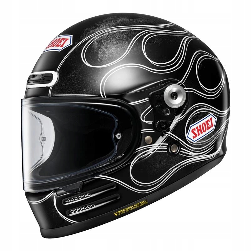 Motocyklová prilba Shoei GLAMSTER06 Blast TC-2 čierna modrá Darčeky