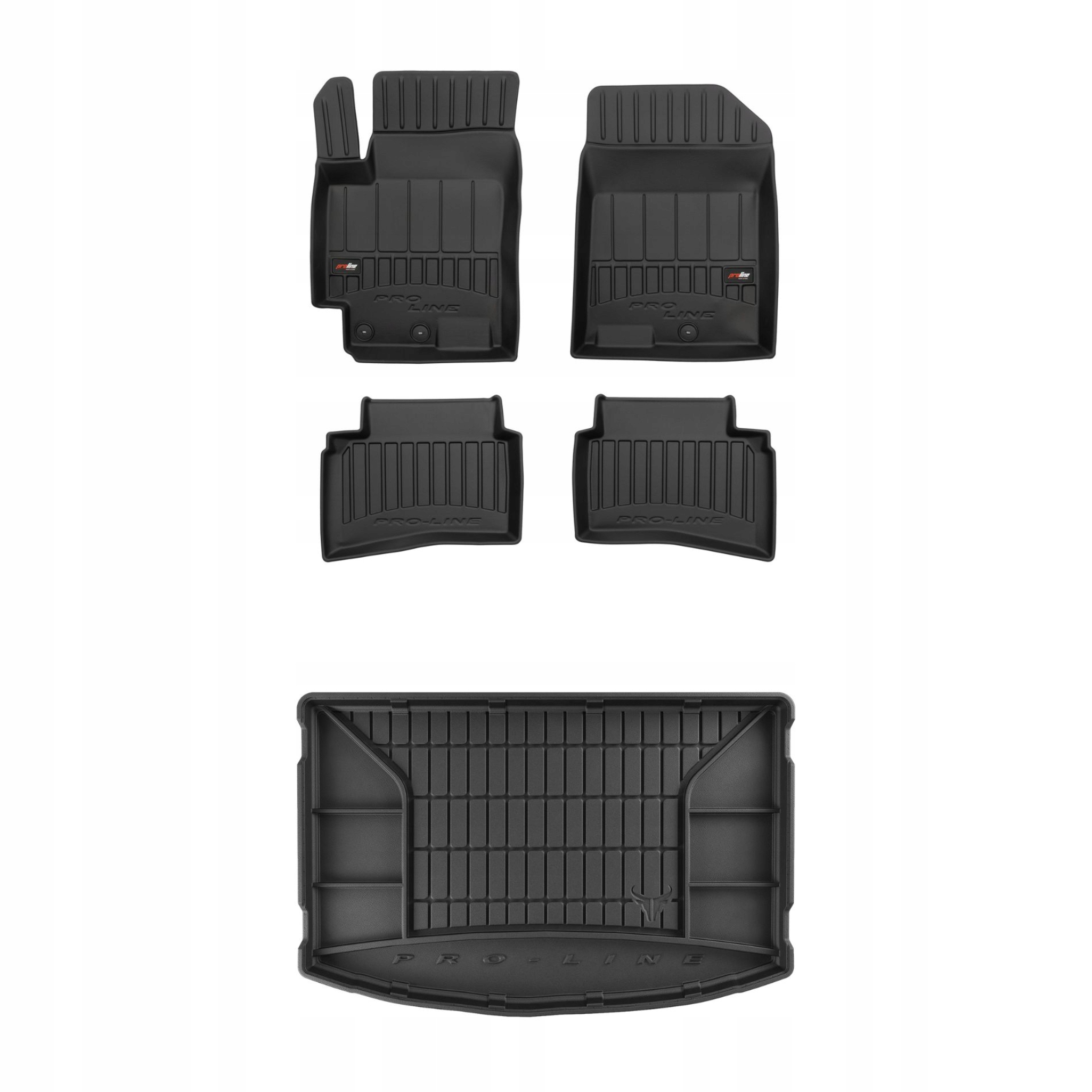 Sada gumových koberců a rohožek pro Kia Rio IV 2016-2020