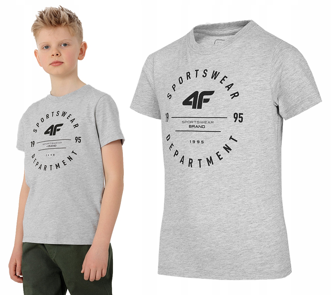 

T-shirt 4F Koszulka Chłopięca Dziecięca Bawełniana