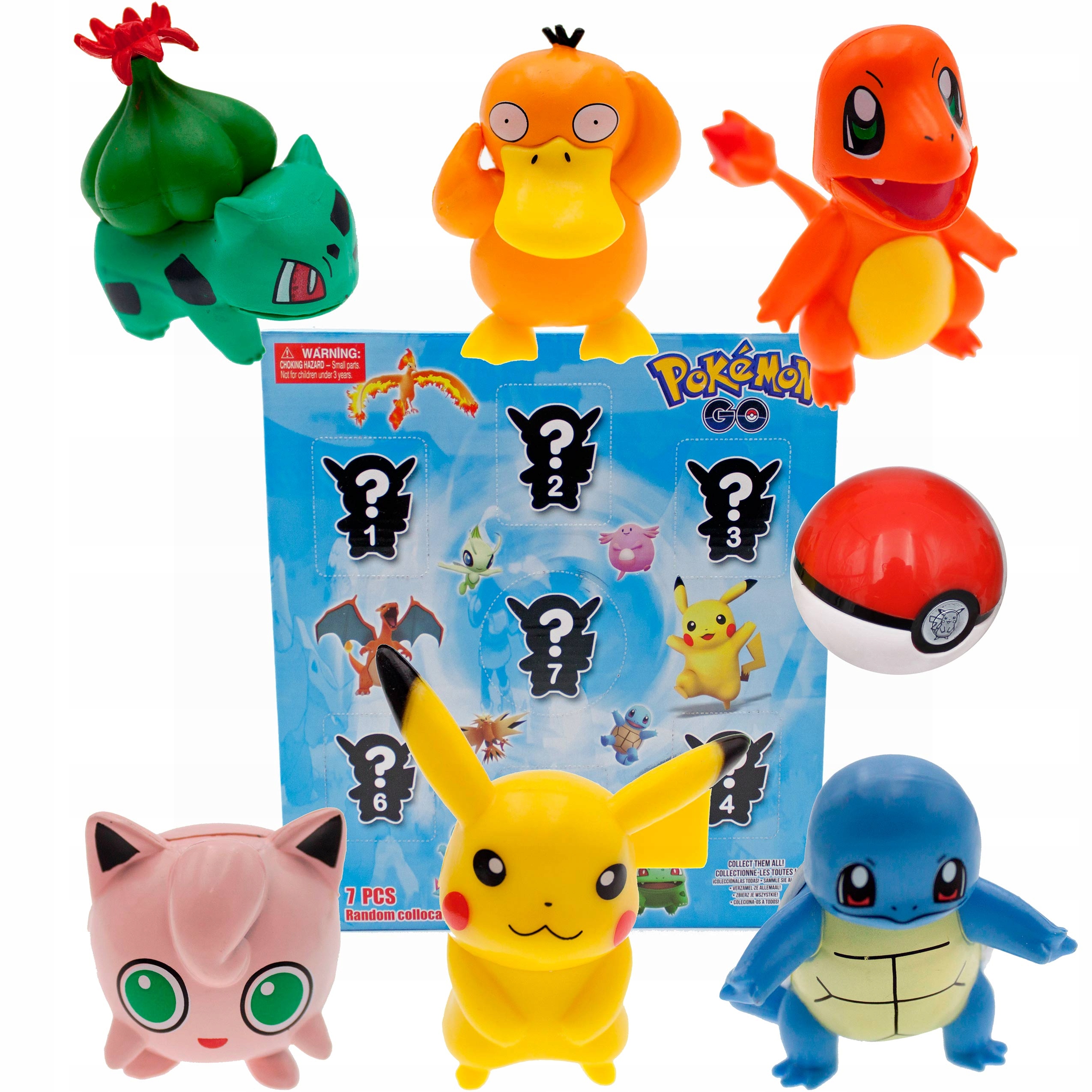 

Zestaw 6 Dużych Figurek Pokemon Niespodzianek