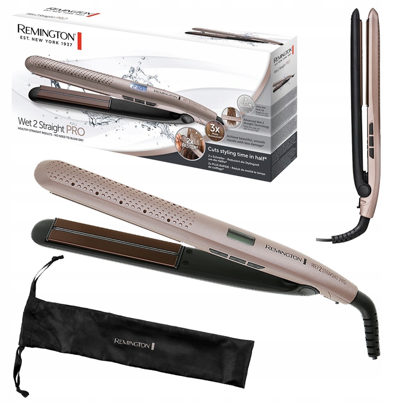 Remington S7970 Žehlička Na Vlasy Na Vlasy Wet2Straight Pro Snímač vlhkosti
