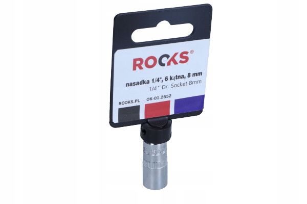 Rooks Nasadka 1/4 8 MM 6-KĄTNA .