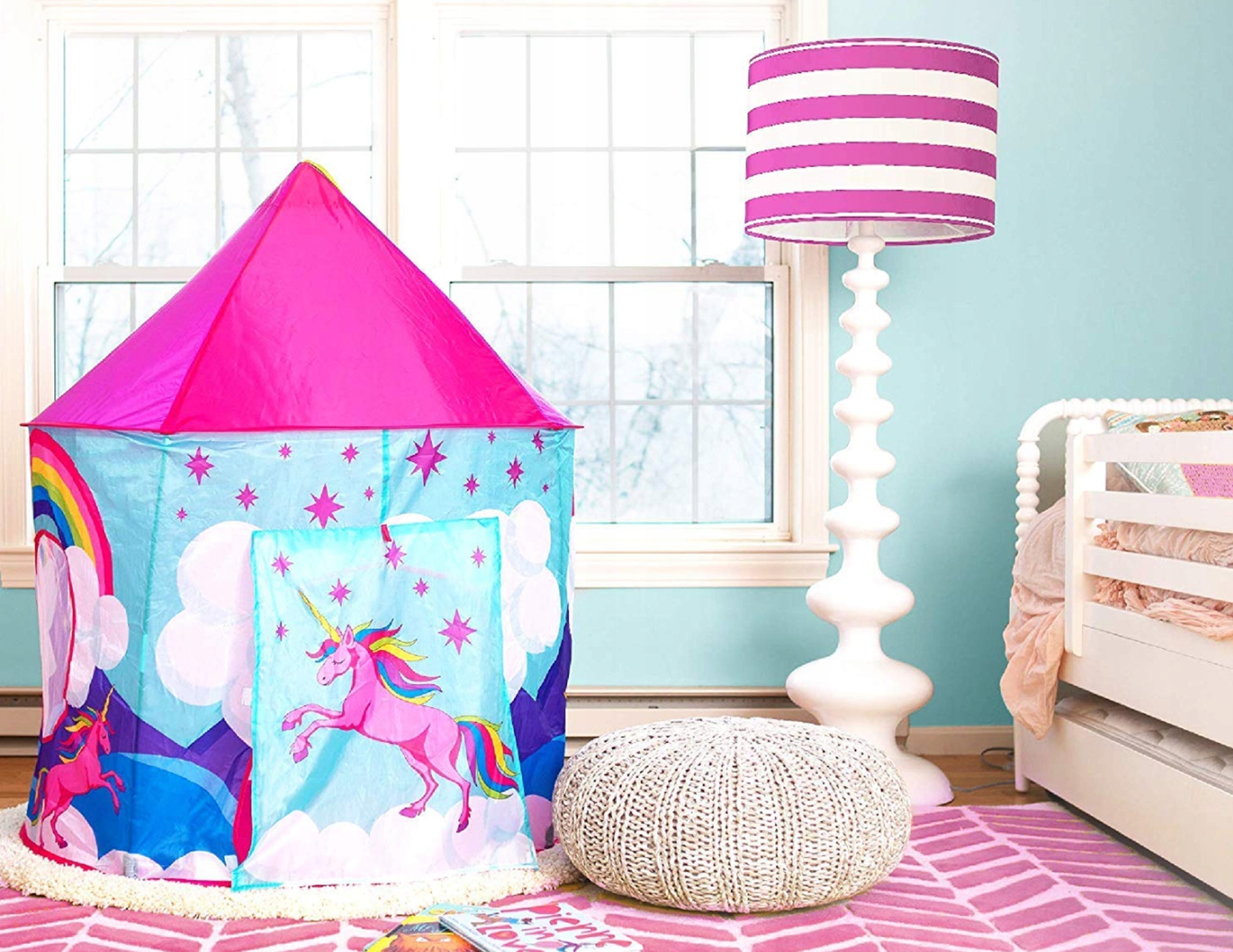 NAMIOT DOMEK ZAMEK PALAC DO DOMU OGRODU JEDNOROŻEC DO ZABAWY DLA DZIECI Bohater brak