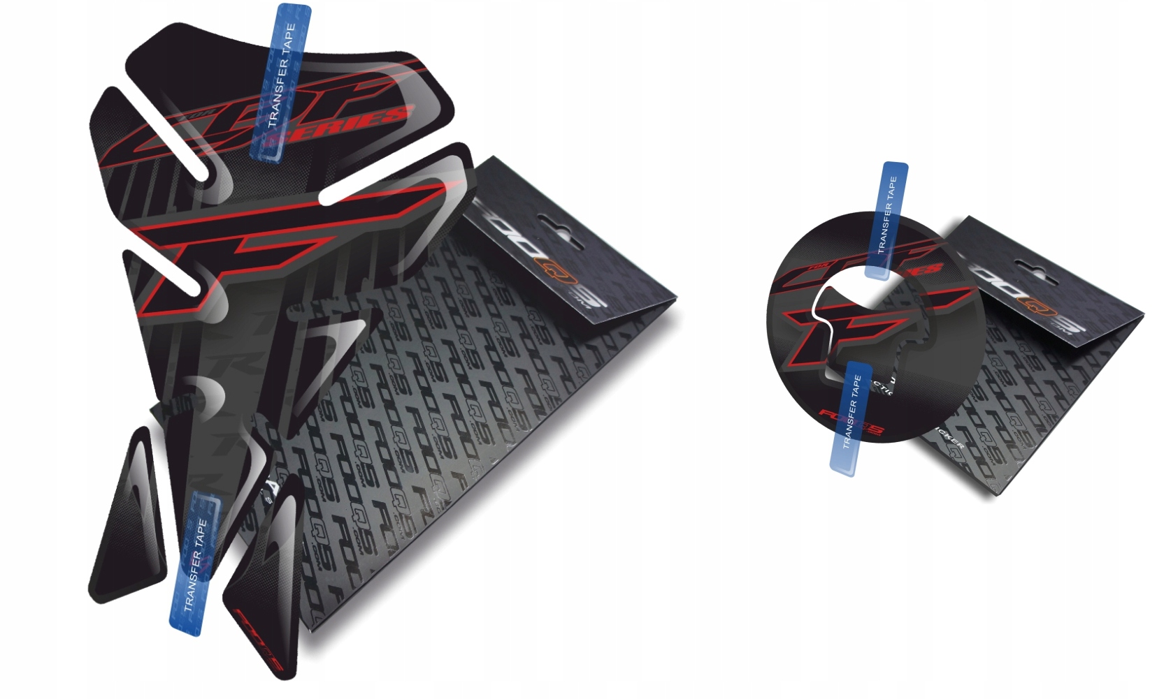 Tank-pad Cap-pad V1 od společnosti Fooqs pro Honda Cbf 125 250 Černý