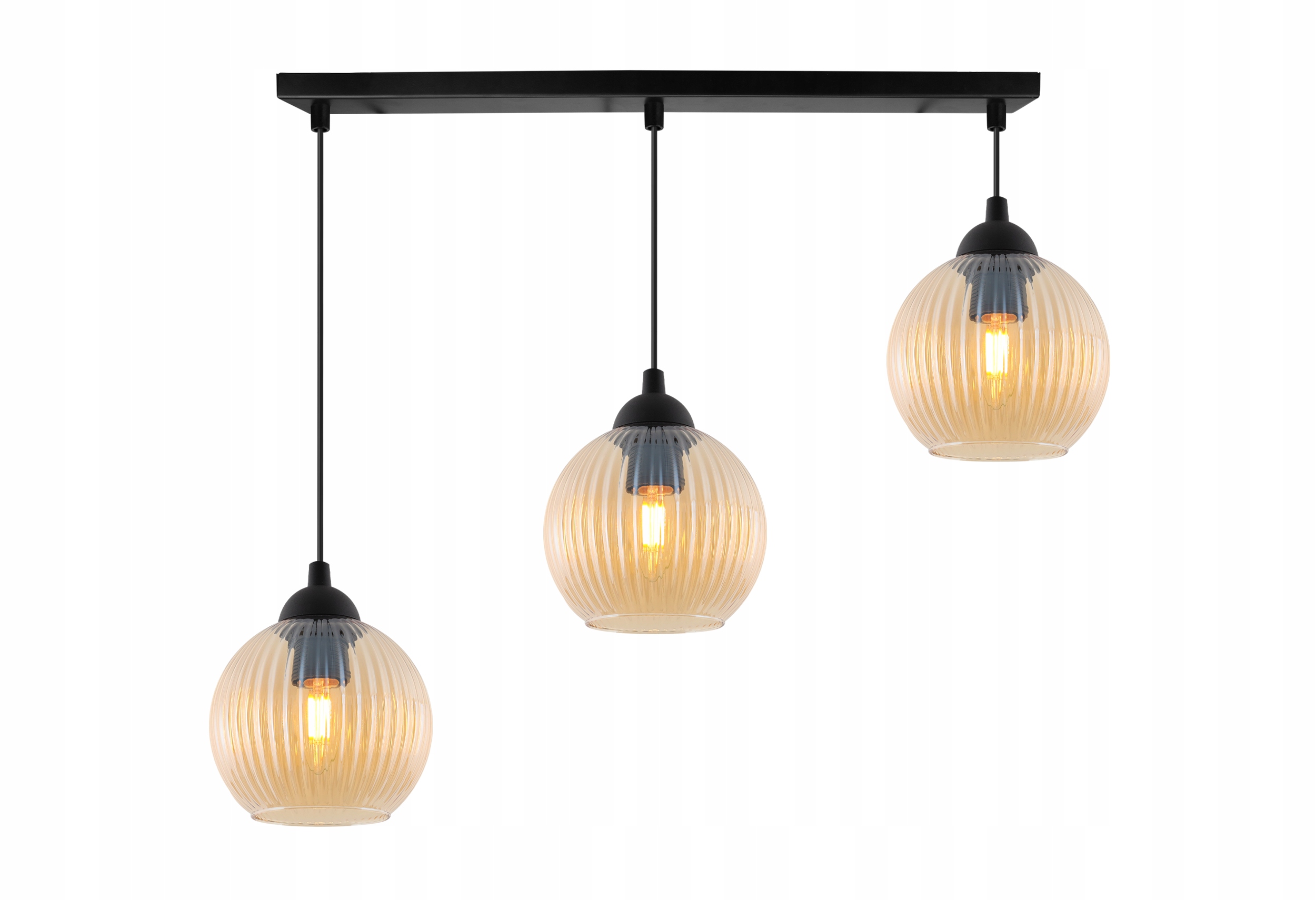 Závěsná Stropní Lampa Lustr Moderní Medové Skleněné Koule Do Kuchyně