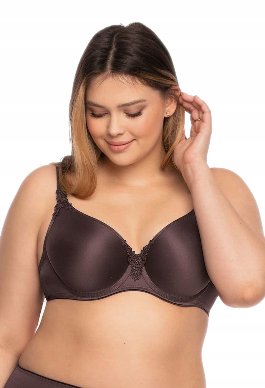 Biustonosz Full Cup Nipplex Anita Rozmiar 75G Bakłażanowy