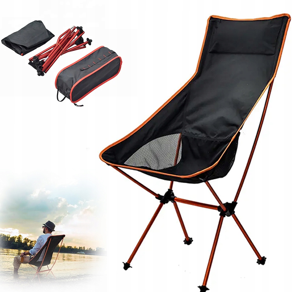 Kempingová Židle Turistická, Skládací, Lehká, Cestovní, 150 Kg