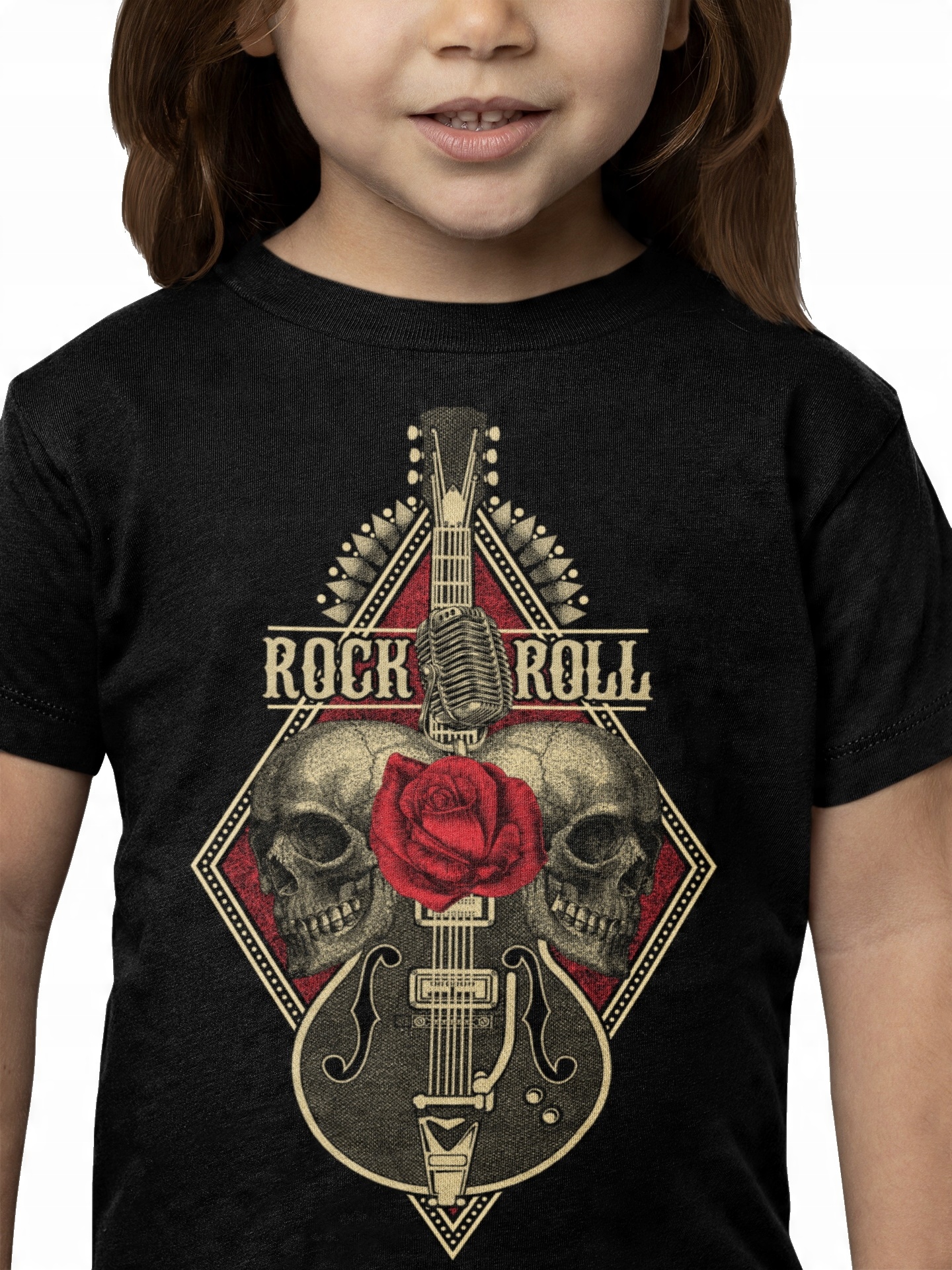 

Dziecięca Koszulka Muzyczna Dziecko Rock And Roll