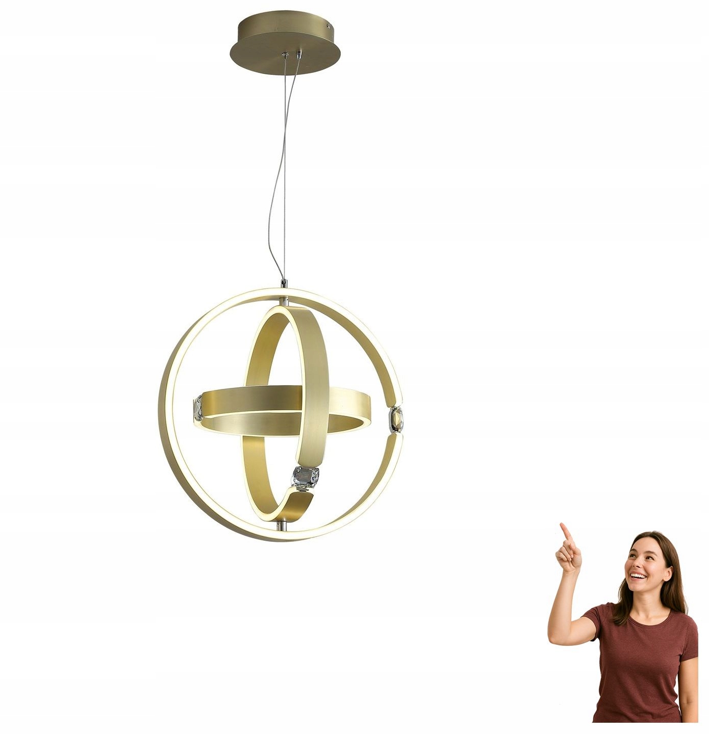 Závěsná Led lampa 80W Sirius ML6187 Milagro