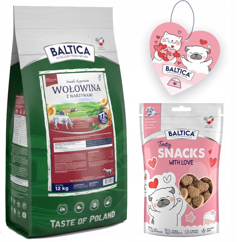 Levně Baltica Příchutě Regionů Hovězí Maso Se Zeleninou Xs/s 12 kg Malá Plemena