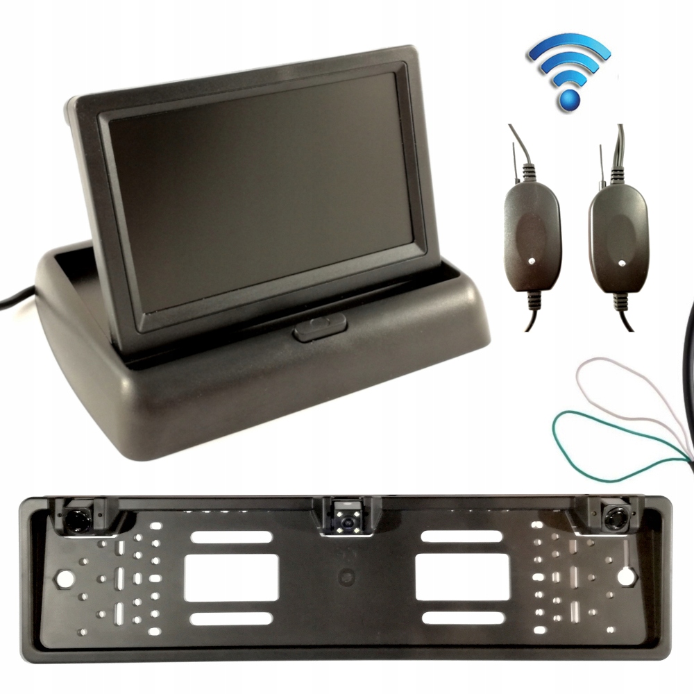 MONITOR KAMERA Bezprzewodowa CZUJNIKI Przód / TYŁ