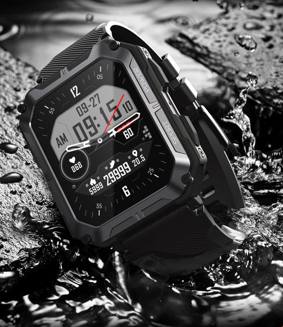 CUBOT C2OPRO SMARTWATCH PANCERNY PULS ROZMOWY TEL Transmisja danych 5G