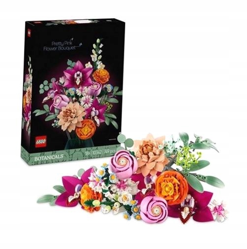 Lego(r) Botanicals 10342 – Krásná Kytice Růžových Květin