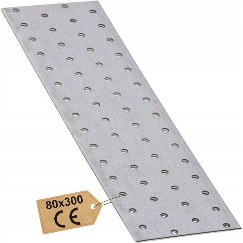

PP11 Płytka Perforowana Łącznik Płaski Oc 80x300