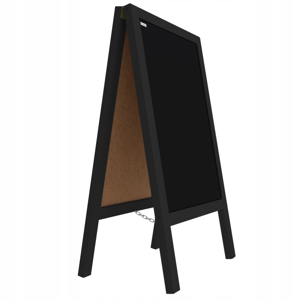 

Potykacz kredowy Czarna rama 100x60cm stojak