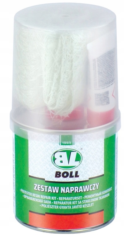 BOLL Zestaw naprawczy ŻYWICA + UTWARDZACZ + MATA